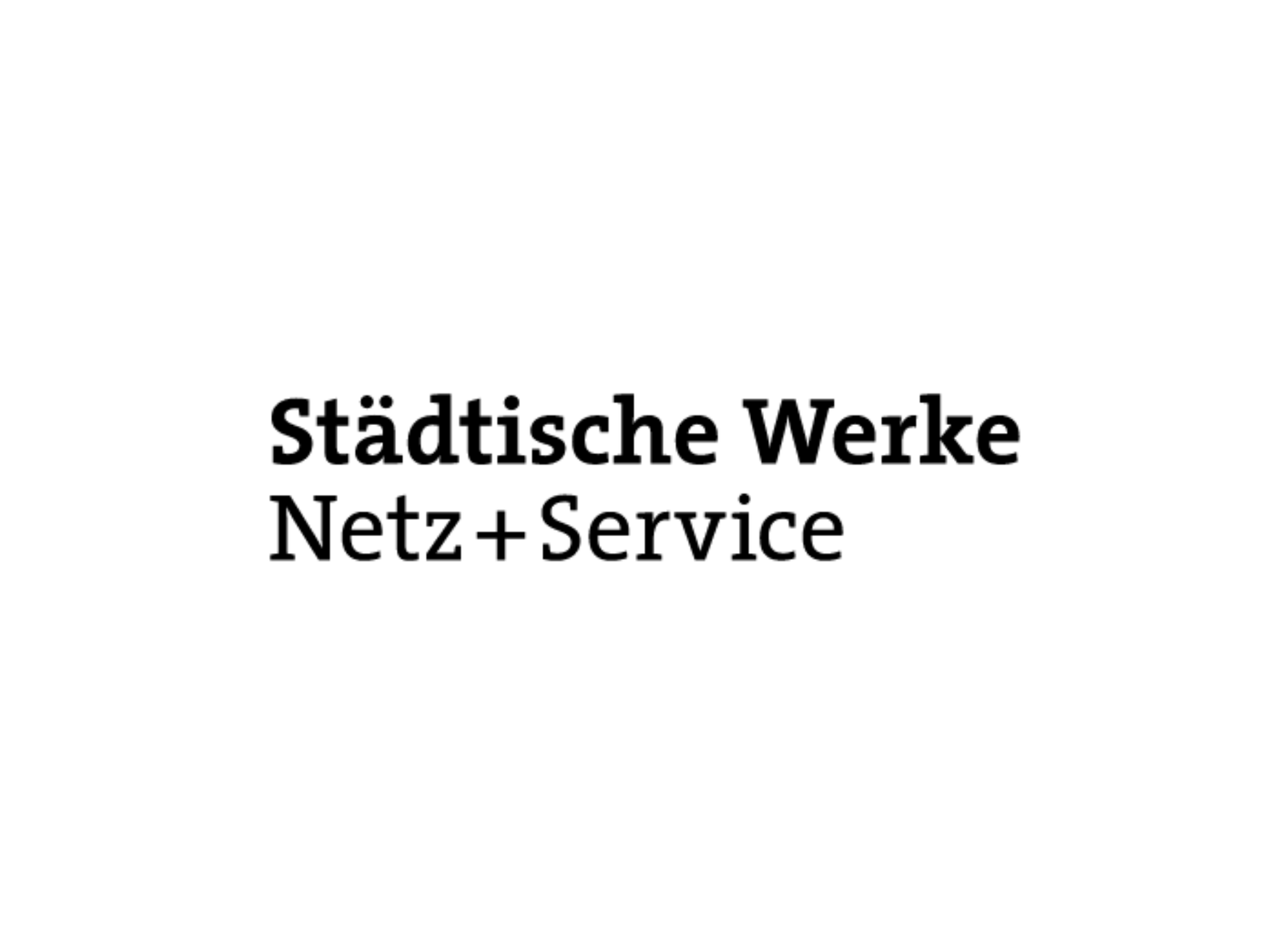 Logo Städtische Werke Netz + Service – Auftraggeber von Baugeschäft Engelke