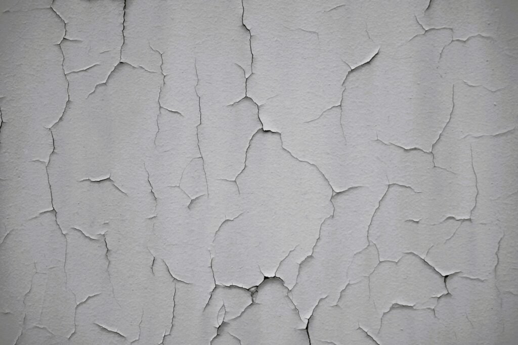 Riss im Putz einer Wand